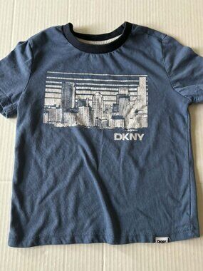 DKNY Kids NYC Graphic T-Shirt Boys/Girls Short Sleeve Size 5